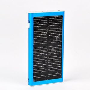 Cell Mobile Phone IPAQ Mp3 4 Solar Charger Blue