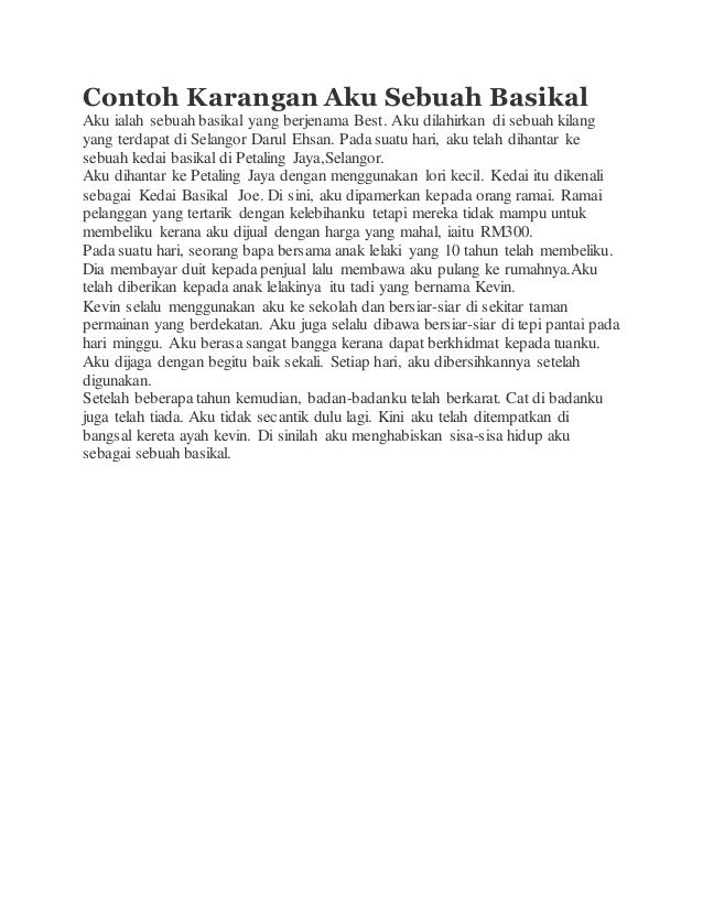 Karangan Autobiografi Biografi Upsr Net  Share The Knownledge