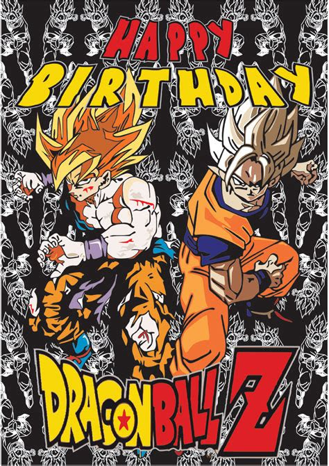  dragon ball z birthday cards free printable cards printbirthdaycards