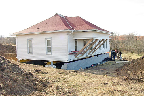 Photos of moving our house.