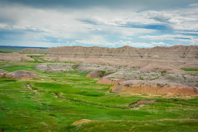 yellow mounds overlook