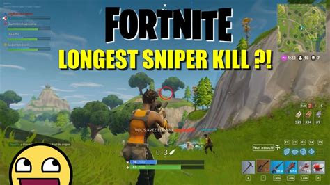 fortnite longest sniper kill youtube