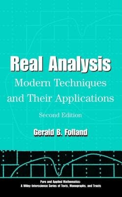 Real Analysis( Modern Techniques and Their Applications)[REAL ANALYSIS NEW/E 2/E][Hardcover], by GeraldB.Folland