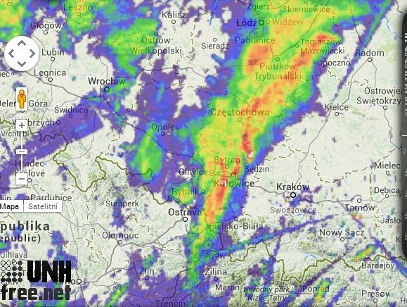 Gdzie jest burza? Prognoza pogody + MAPA 24h [MAPA BURZOWA ...