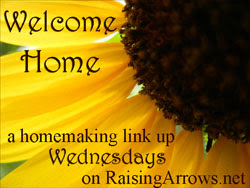 Simplify & Let Go {Welcome Home Wednesday Homemaking Link Up on Raising Arrows}