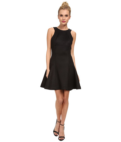 Ted Baker Cidia Skater Skirt Sleeveless Dress Black - Zappos Free ...