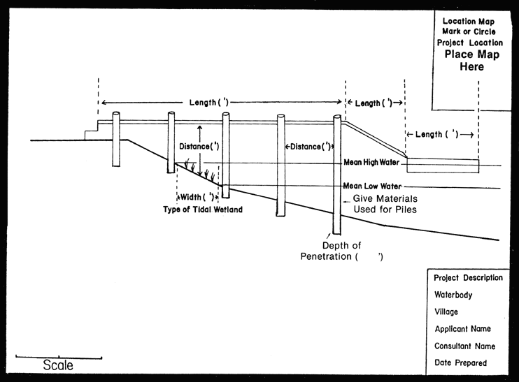 Dock Construction Crossview Diagram - NYS Dept. of Environmental 