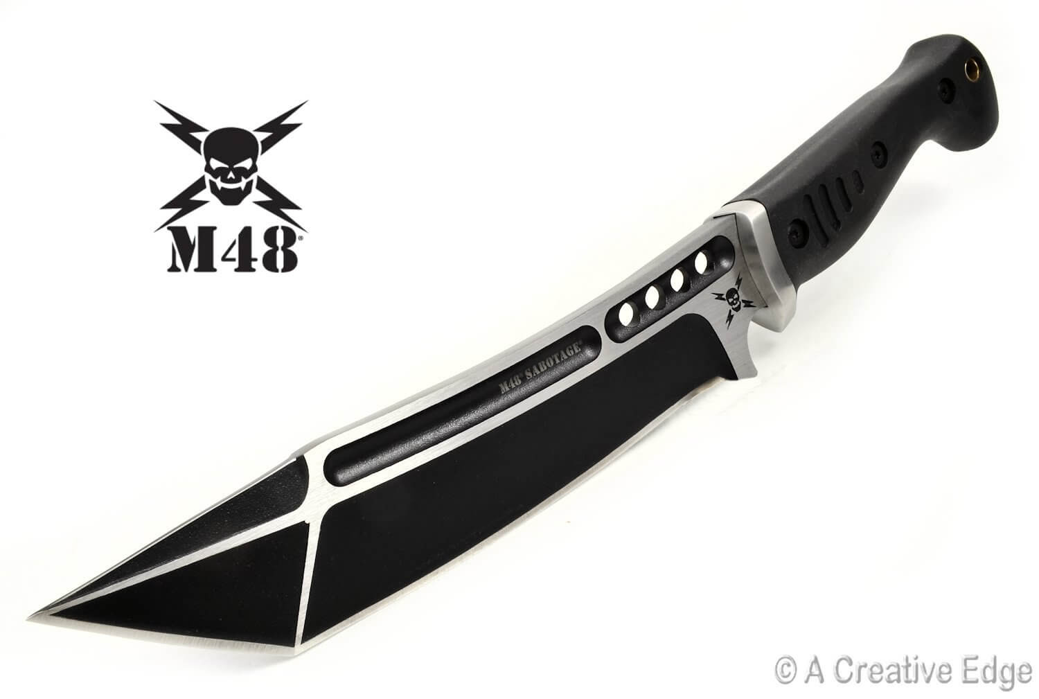  M48 Sabotage Tanto Tactical Fighter Survival Knife Axe w Sheath | eBay
