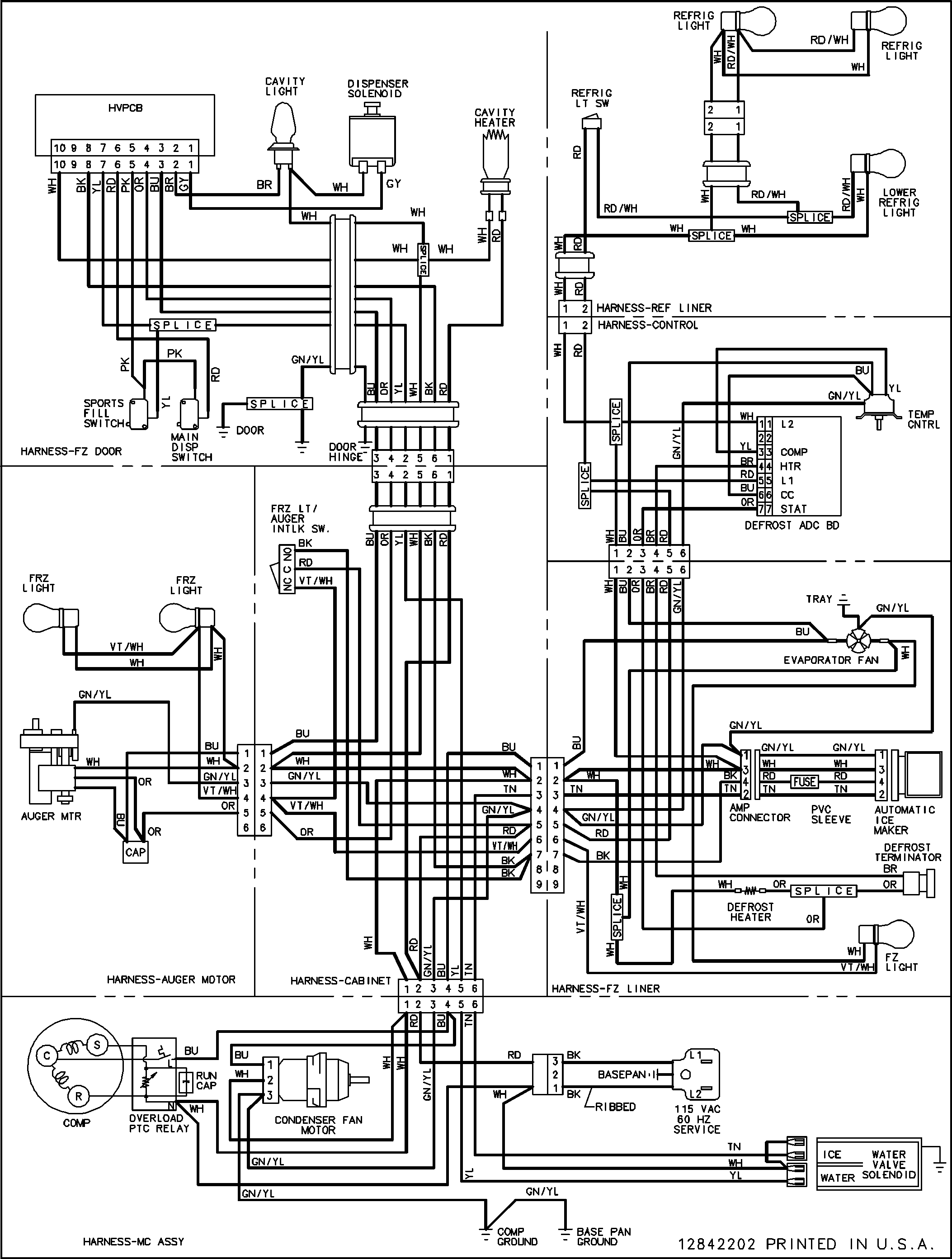 Amana Refrigerator Wiring Diagram 2106 x 2784 · 51 kB · png
