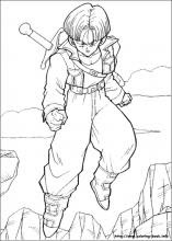 Dragon Ball Z coloring pages on Coloring-Book.info