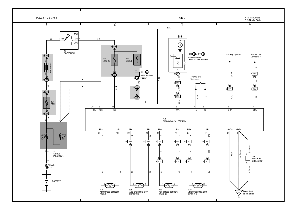 Wiring Diagram PDF: 2002 Toyota Camry Fog Lights Wiring Diagram