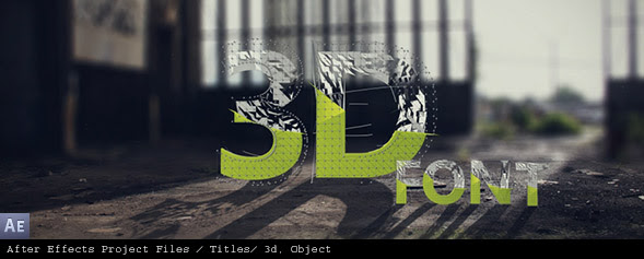 Modern 3D Typeface Kit