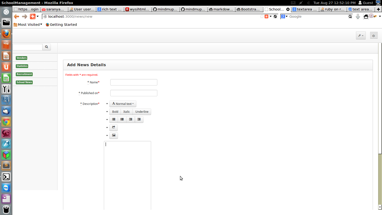 form-inline rails for  too Data long 'description on column rails Mysql2::Error: ruby
