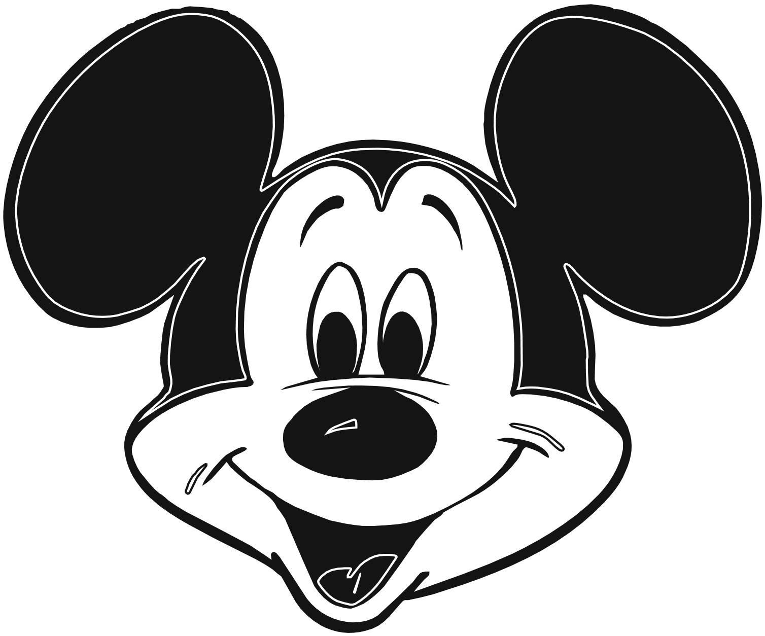 Download Mickey Mouse Face Vector - Cliparts.co