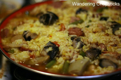 Paella Valenciana (Spanish Valencian Pan Rice) 13