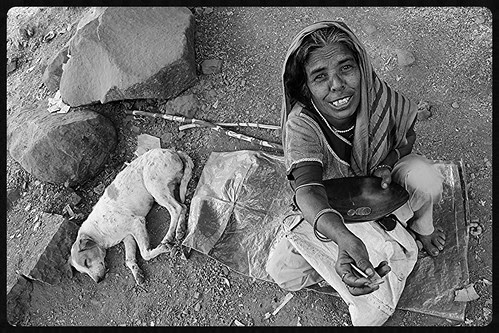 She And Her Dog.. Beggars Of Haji Malang by firoze shakir photographerno1