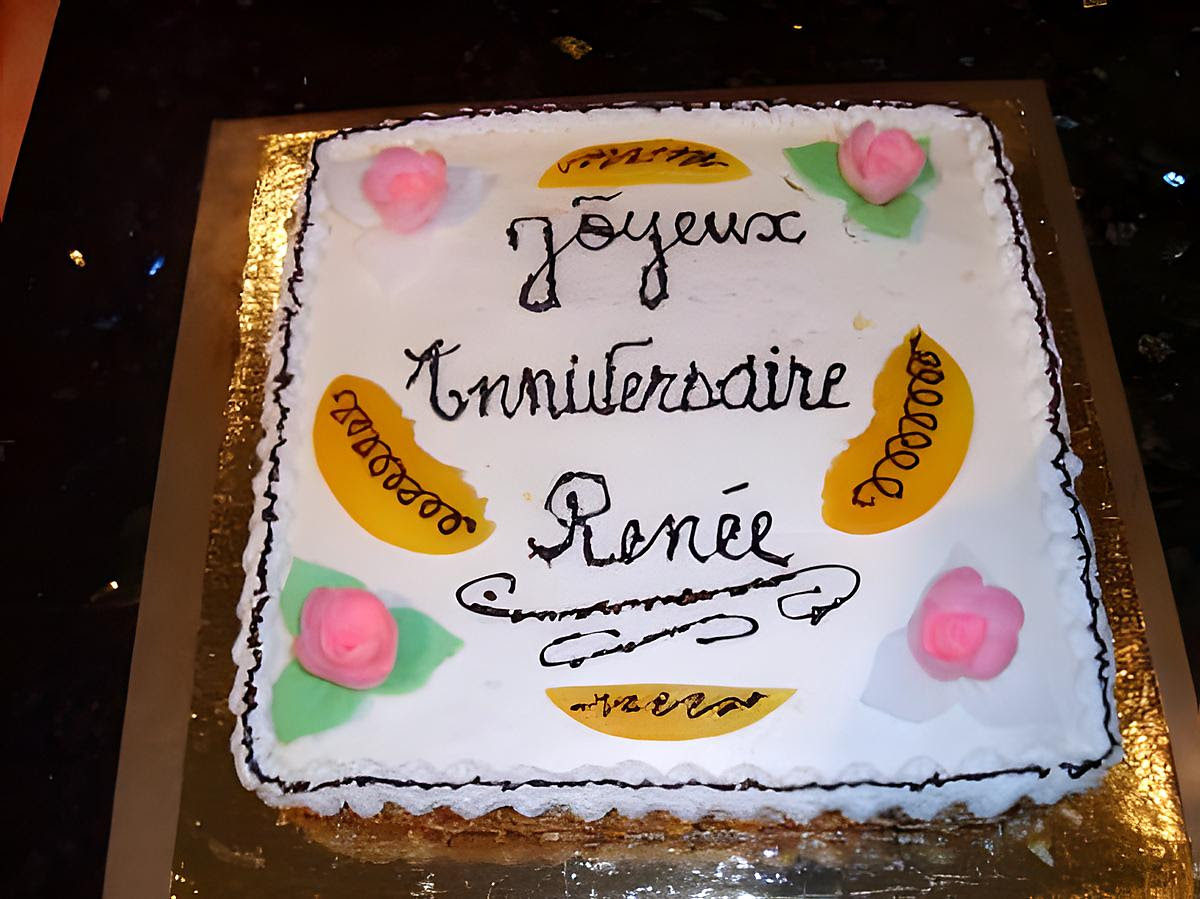 Recette De Gateau Anniversaire