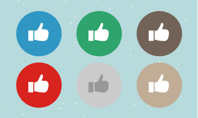 Facebook風 いいねイラスト 2 Ec Design デザイン