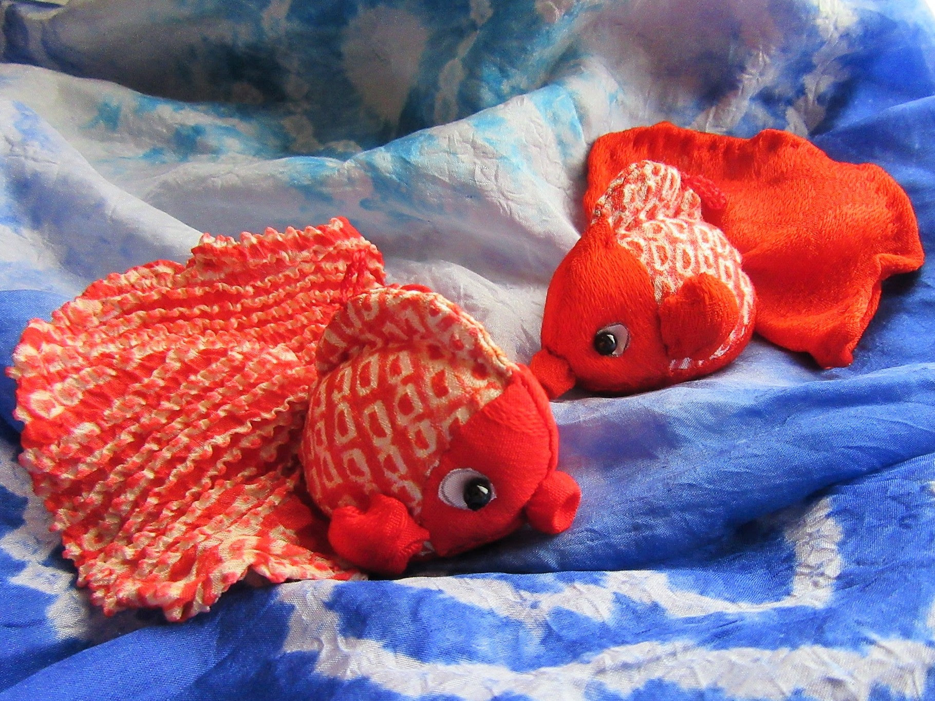 布あそぼ 金魚の作り方