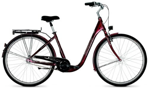 Kalkhoff Jubilee DE Damenfahrrad 26 Zoll rot 44 cm Tiefeinsteiger 3 Gang-Nabenschaltung 2013
