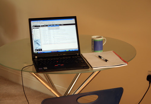 working at home