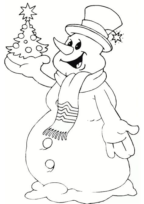  free printable snowman coloring pages tulamama