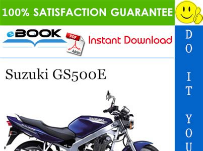 Download PDF Online 1989 1999 suzuki gs500e bandit service manual pdf repair manual download Free eBooks PDF