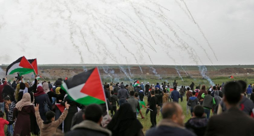 Les manifestations de vendredi ont été durement réprimées par l'armée israélienne (Photo : AFP).