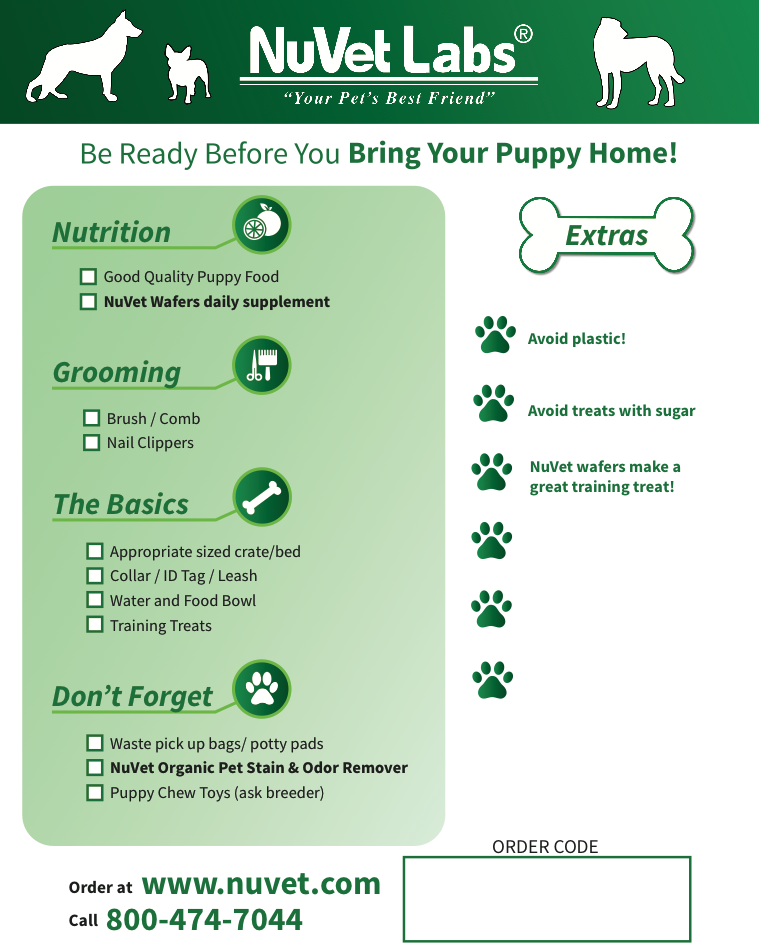 Your New Puppy Author Cindy Moore, cindy@k9web.com Copyright 1992-99. Table of Contents ...