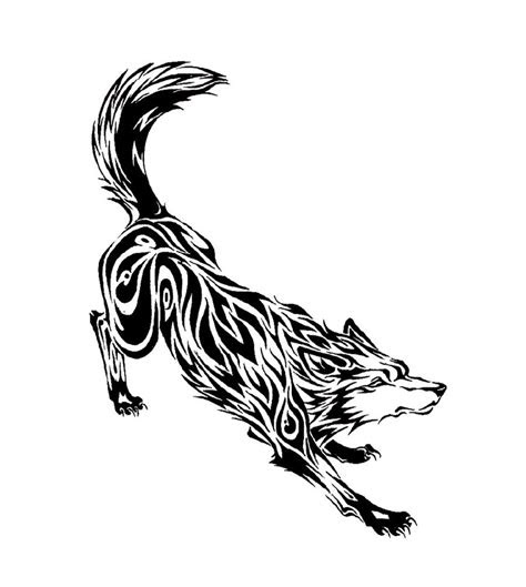 vintage tattoos galleries tribal wolf tattoo
