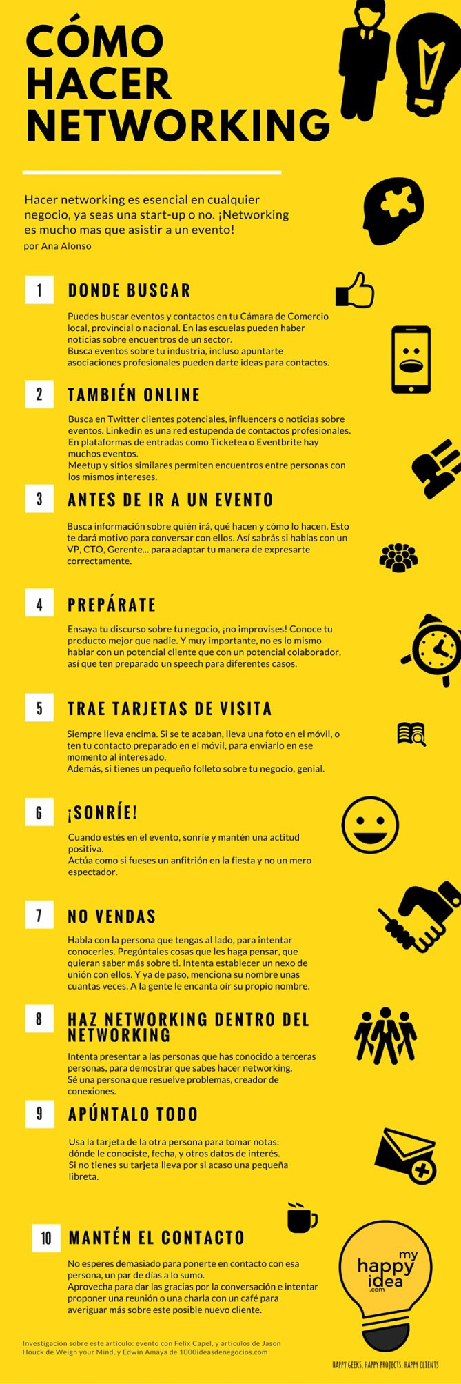 10 consejos para hacer Networking
