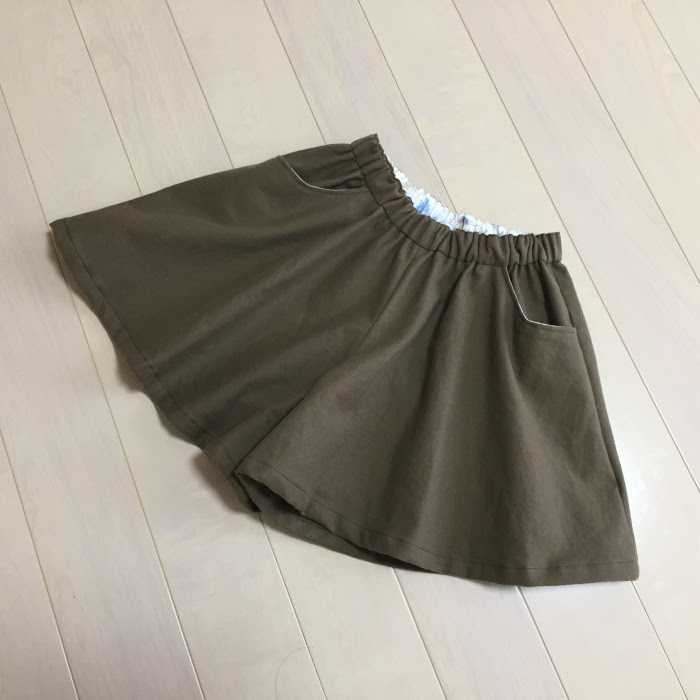 新作 ベーシックキュロット 試作完成しました ソーイング ママclub