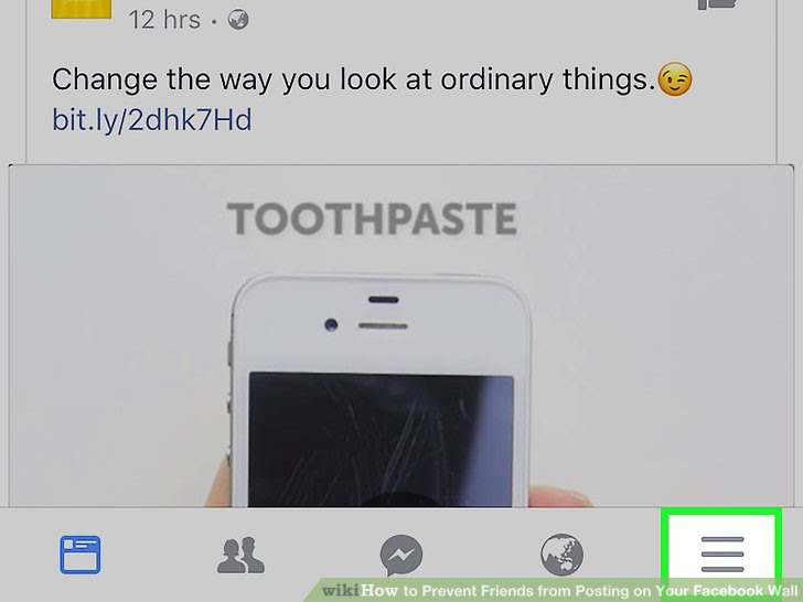 Prevent Friends from Posting on Your Facebook Wall Step 2.jpg