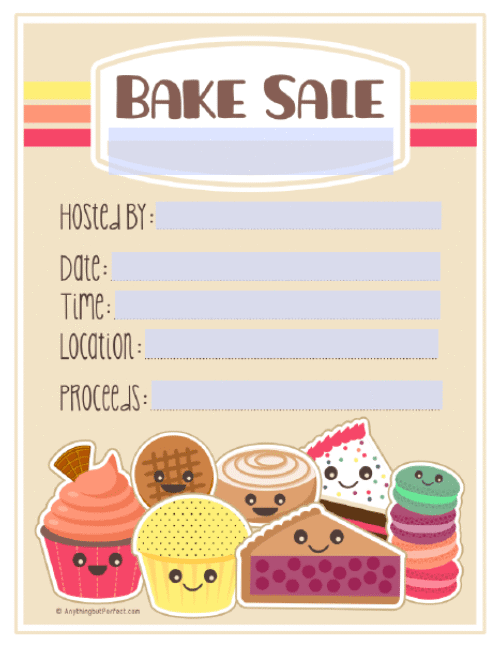 Bake Sale Printable Labels Set | Worldlabel Blog