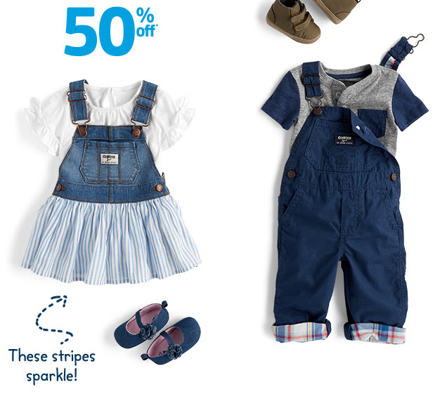 50% off* | These stripes sparkle!