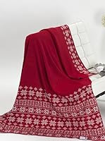 Mantas Mora Plaid Noel (Rojo)