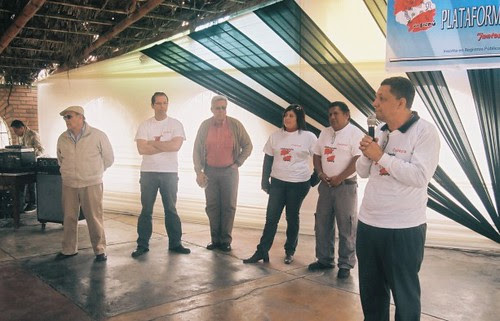 Dirigentes de la Plataforma Taurina del Perú