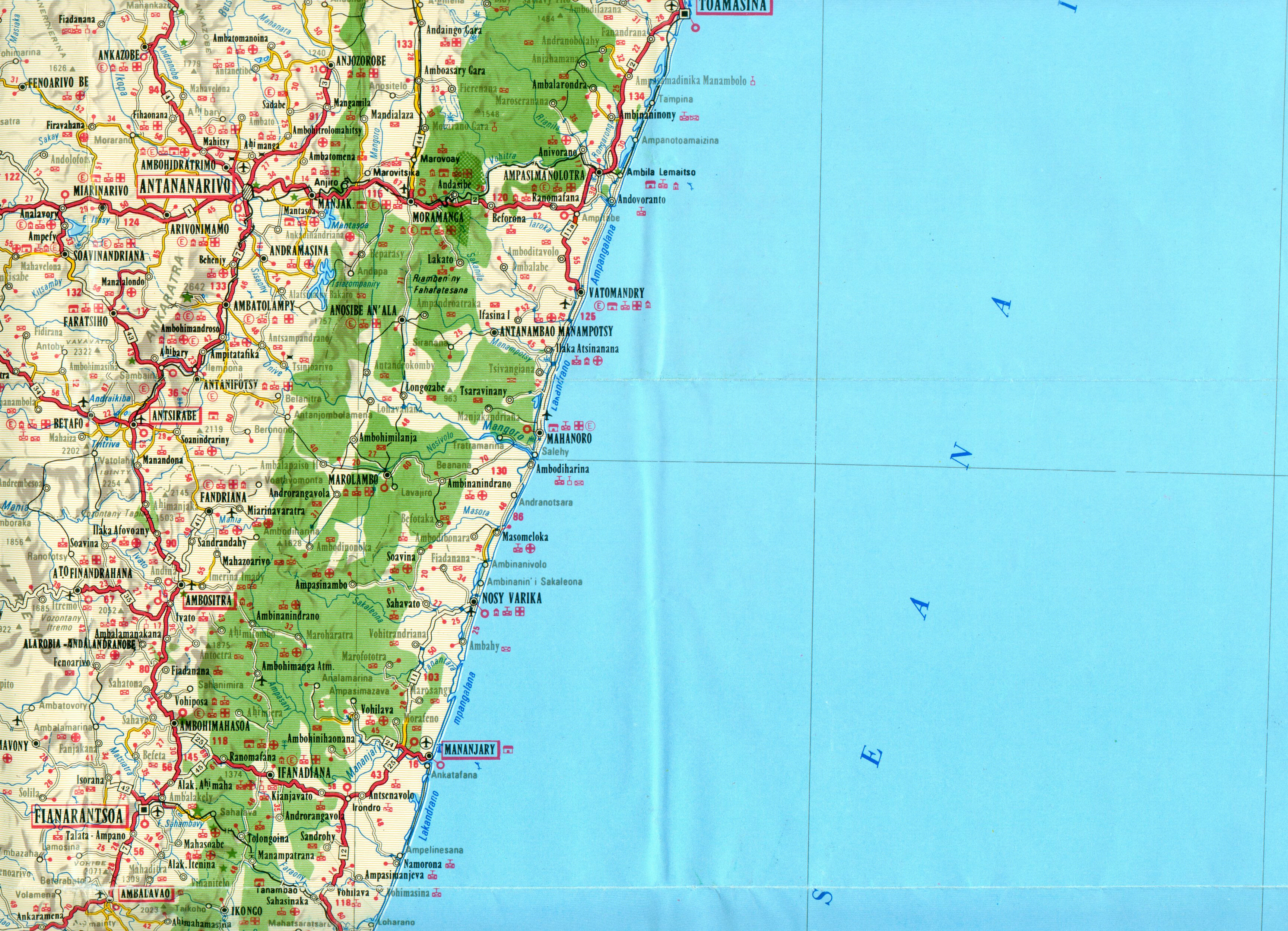 Antananarivo region Map • mappery