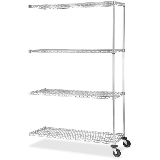 LLR84182 Lorell Industrial Wire Shelving Add-On Unit
