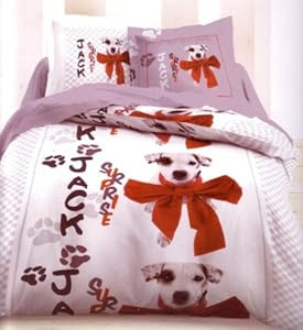 Parure de lit Housse de couette Animal Chien Dog Dalmatien ...