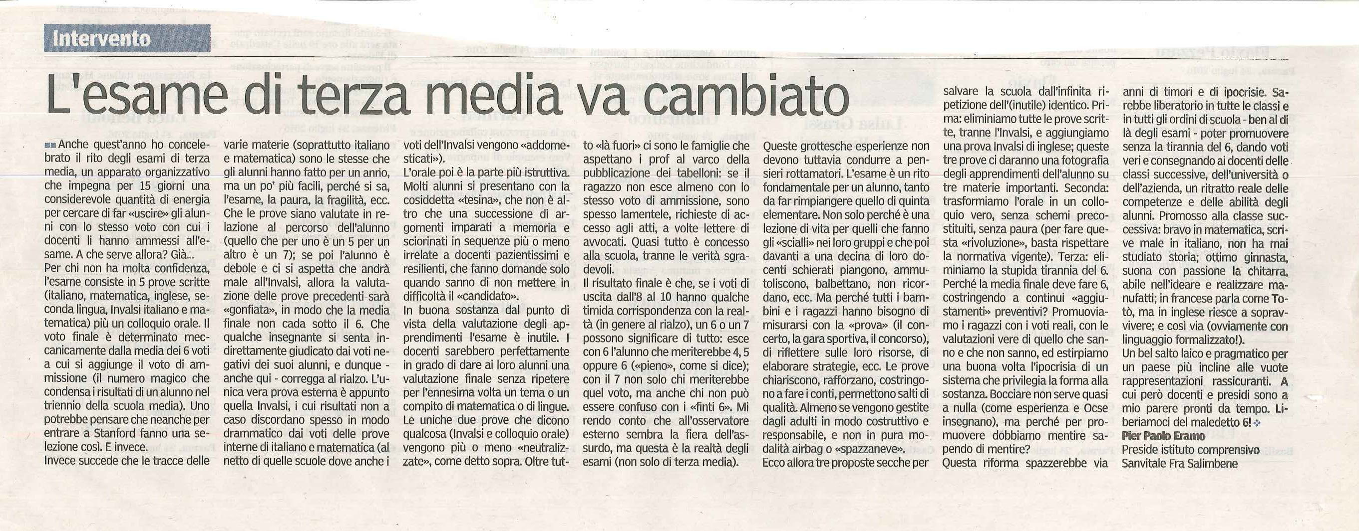 Lettera al dirigente scolastico per lamentele