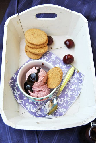 Roasted Cherry Ice Cream