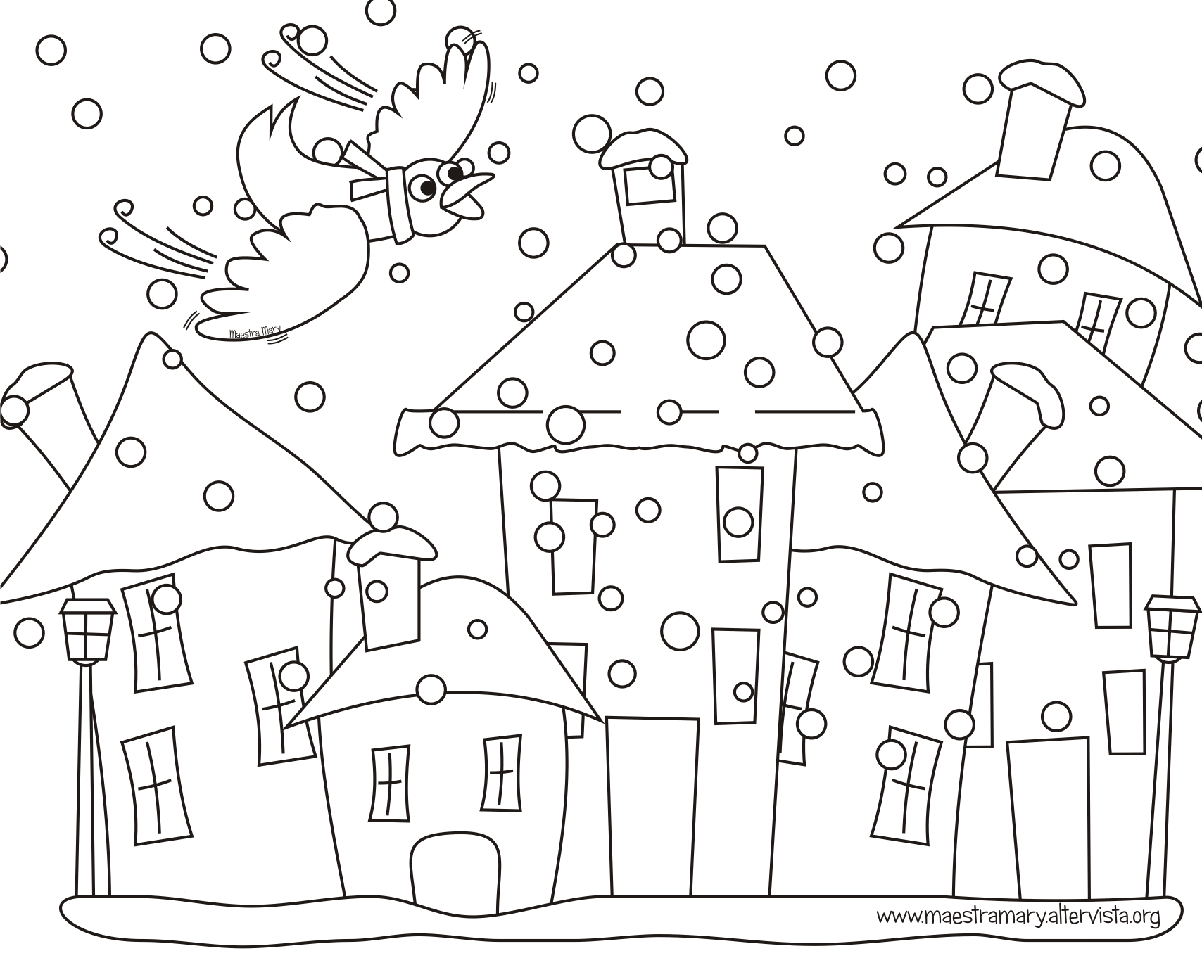 disegni i 3 giorni della merla