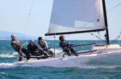 Ullman Sails testing J/70 sails