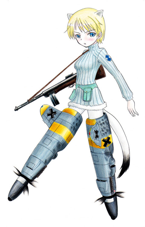 Tinami イラスト ニッカ ニパ カタヤイネン曹長 Mt 462号機