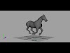 quadruped run cycle hourse animation