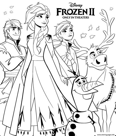  frozen colouring pages free printable