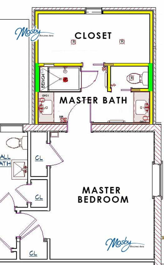 Create A Master Suite With A Bathroom Addition Mosby Building Arts Right Bath Exteriors By Mosby