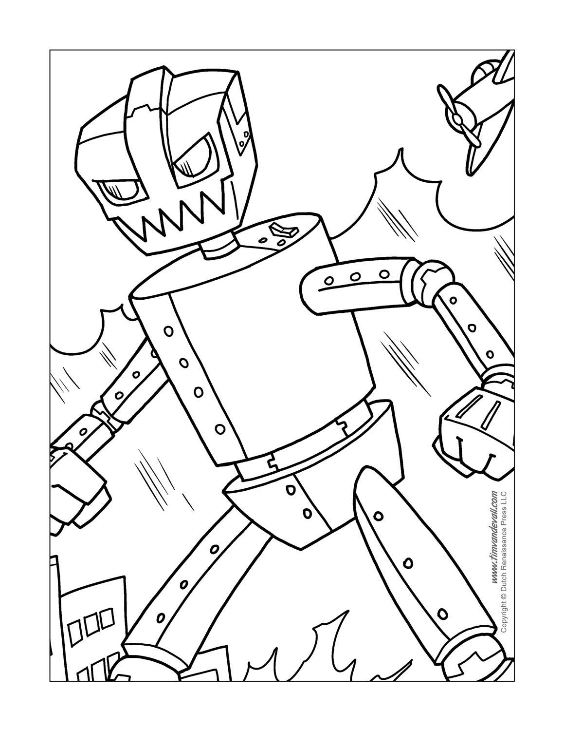 Download Real Steel Robots - Free Coloring Pages