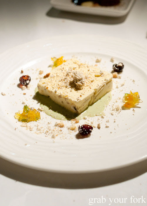 Nougat semifreddo at Buon Ricordo, Paddington